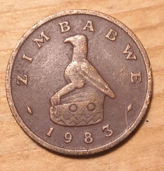 ZIMBABWE 1 CENT 1983 F