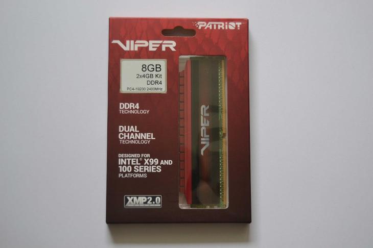 2x4GB kit DDR4 2400Mhz Patriot Viper - PC komponenty