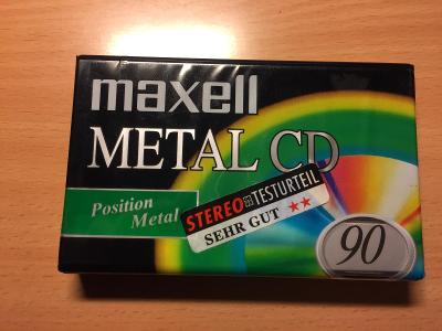 Maxell Metal CD 90 nová zabalená