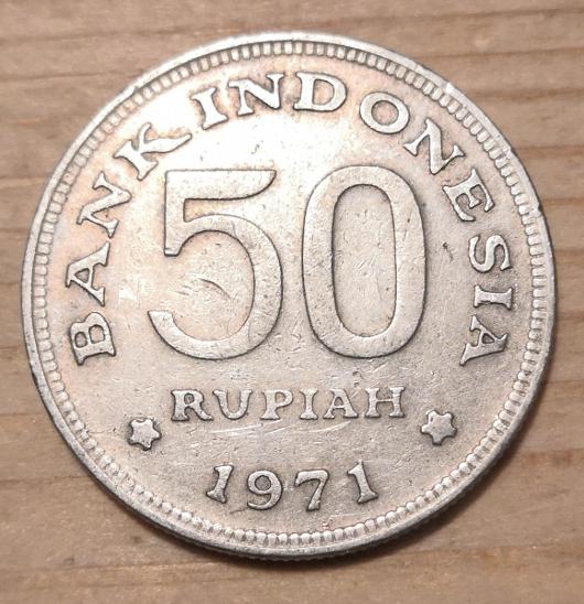 INDONESIE 50 RUPIAH 1971 VF - Numismatika Asie