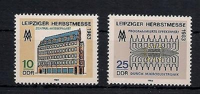 Německo DDR 1983 Známky Mi 2822-2823 ** průmysl počítač Informatika