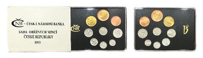 🇨🇿 Sada oběžných mincí České republiky 1993 2 mincovny