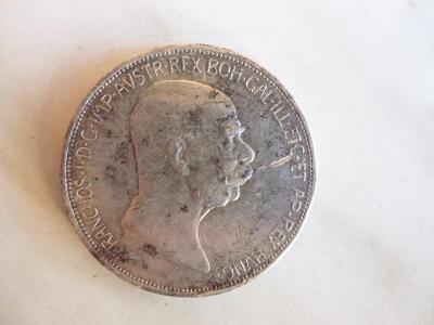 stříbrná mince 5 Koruna 1908 Jubilejní 