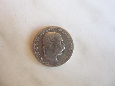 stříbrná mince 1 koruna 1903