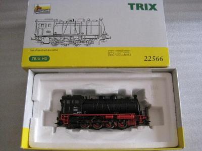 h0 parní lokomotiva TRIX 22566+originál krabička       
