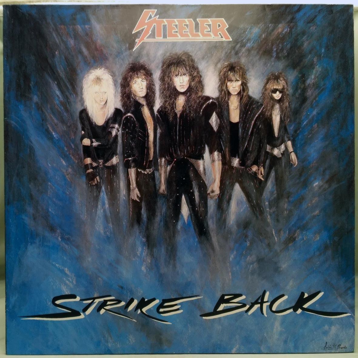 Steeler – Strike Back 1986 Germany press Vinyl LP - LP / Vinylové desky