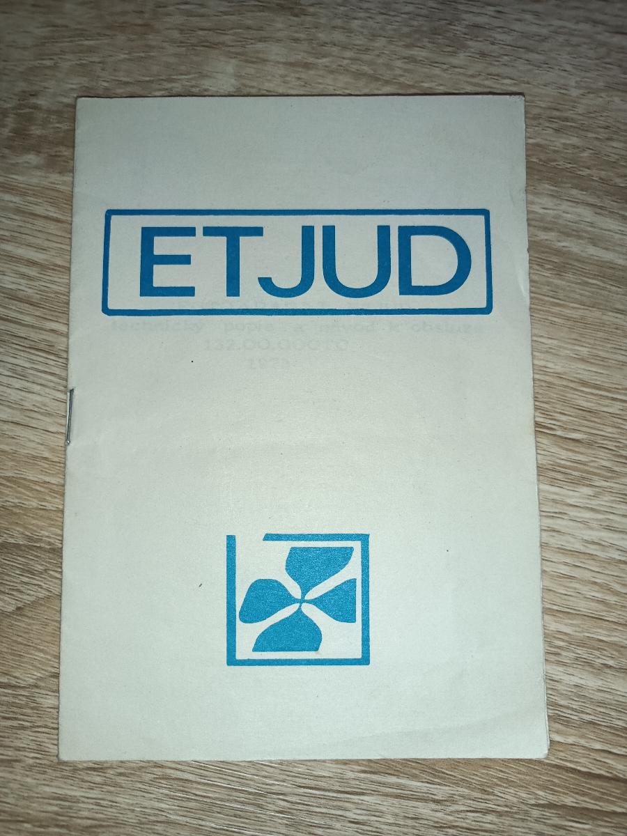návod k obsluze - fotoaparát "ETJUD" rok 1978  - Foto