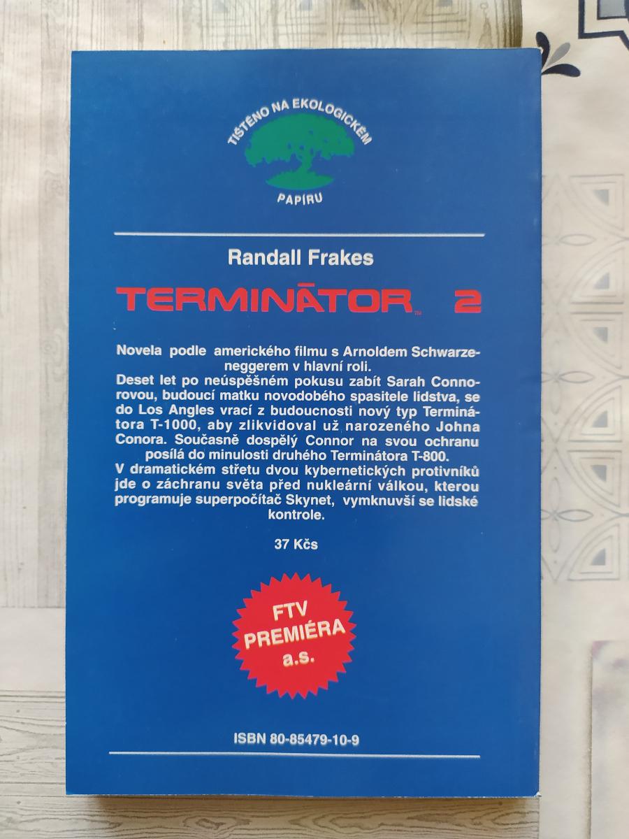 RANDALL FRAKES - TERMINÁTOR 2 - DEN ZÚČTOVÁNÍ (PREMIÉRA) - Knižní sci-fi / fantasy
