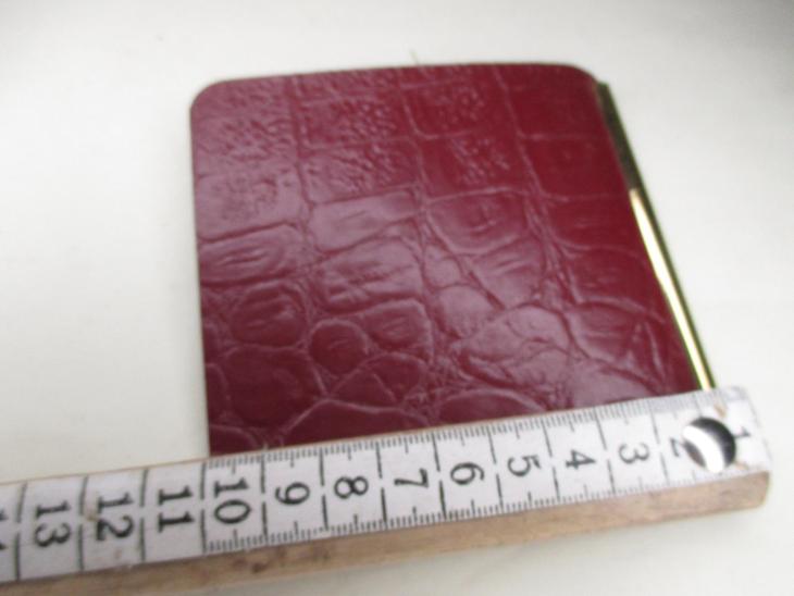 Retro kožená ( alá krokodýl ) peněženka dolarovka na bankovky ČSSR - Módní doplňky