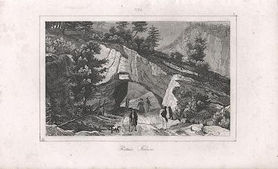 Pertius Felsen, Kleine Univ., oceloryt, (1840)