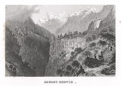 Mont Cervin, oceloryt (1840)