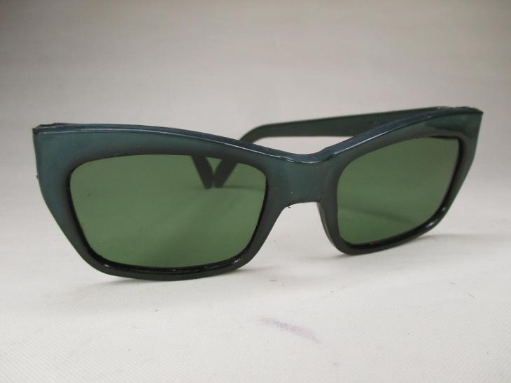 Retro zelené sluneční brýle Okula  ( skla ) 60 léta ČSSR - Oblečení, obuv a doplňky