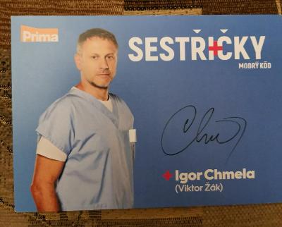 Autogramy Igor Chmela a Petr Vaněk