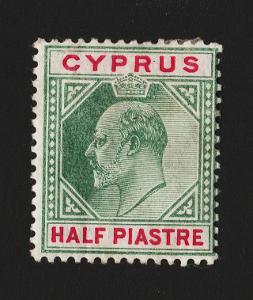KYPR - EDUARD VII. - 1/2 pence - 1903 - MI 36 *