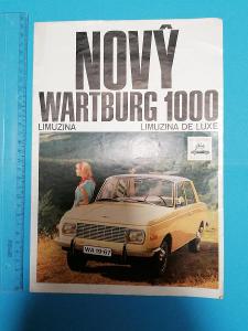 Nový Wartburg 1000 limuzina de Luxe, prospekt