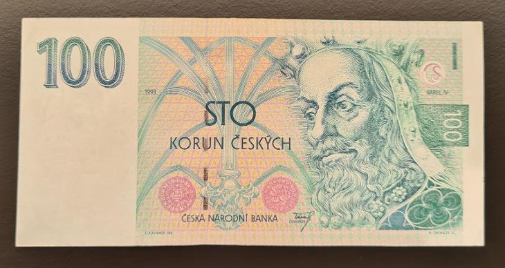 100 Kč 1993, série A 60. - Bankovky