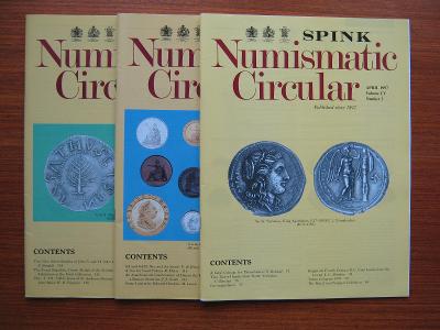 Spink - NUMISMATIC CIRCULAR,  č.3,4,5/1997.