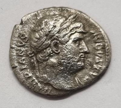 Rím Cisárstvo, Denár, Hadrianus 117-138n.l., pekná patina