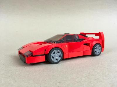 LEGO® MOC Ferrari F40 (8-wide) Speed Champion