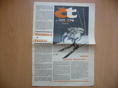 Časopis - Týdeník Československé televize - číslo 3. z roku 1970