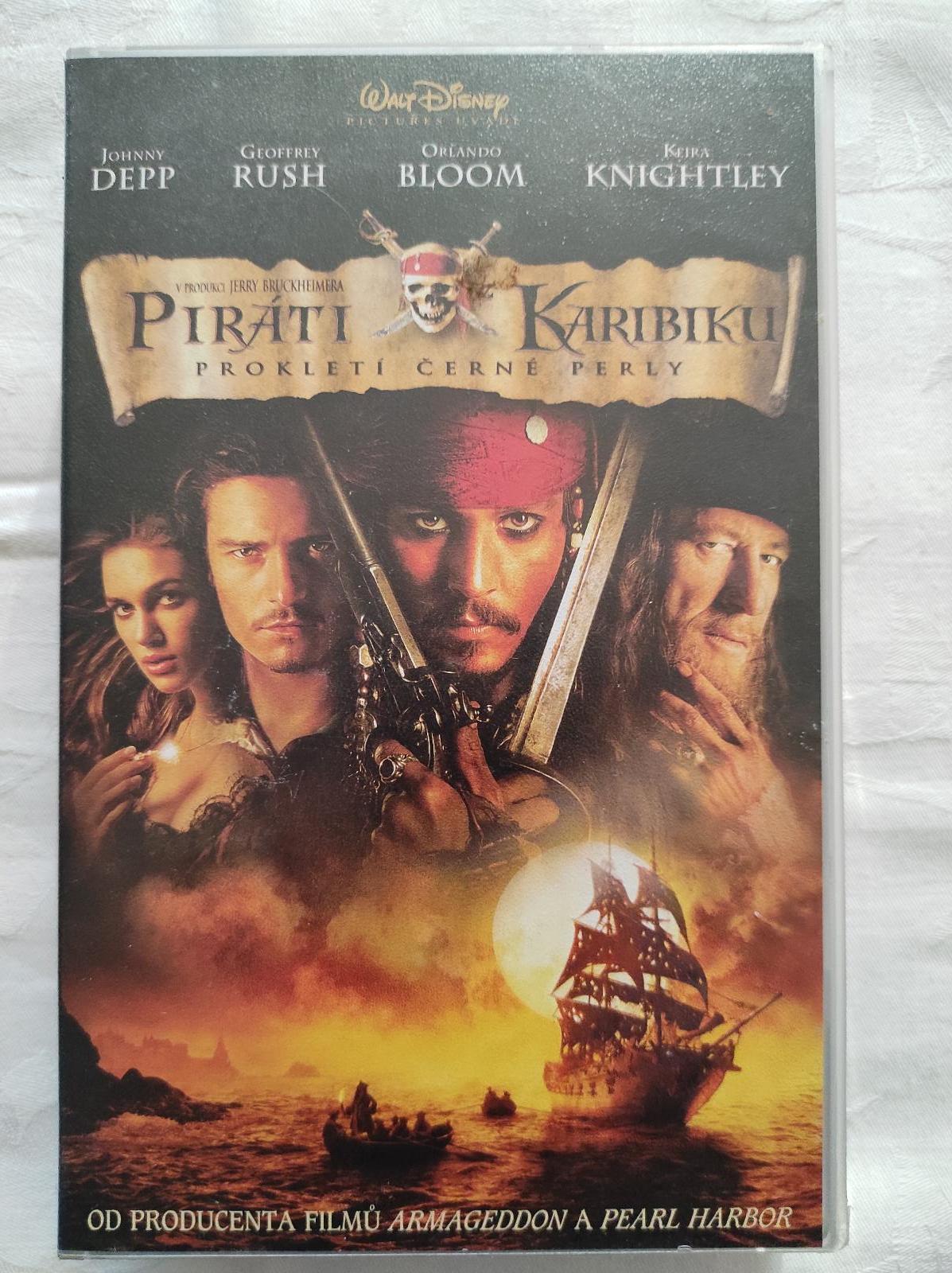 VHS Piráti z Karibiku Prokletí Černé perly - Film