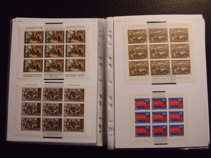 Krásná sbírka PL Jugoslávie, velké množství, **, vysoký katalog - Filatelistické sbírky