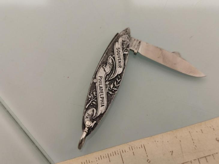 Stary kapesní nůž znaceno - Starožitnosti a umění
