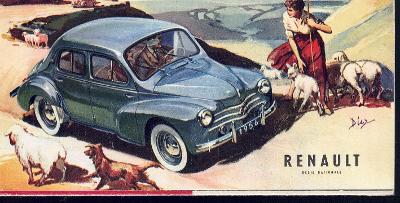 Renault 4 CV, 1956