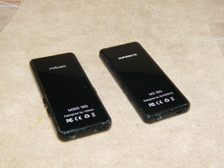2x Mp3 přehrávač (2x16GB) Mibao a Supereye, kovový, BLUETOOTH, ČESKY