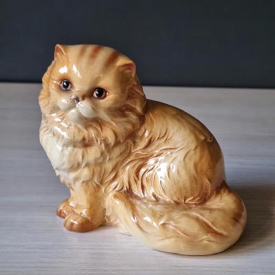 Porcelánová soška, perská kočka, Goebel W. Germany. Top Stav