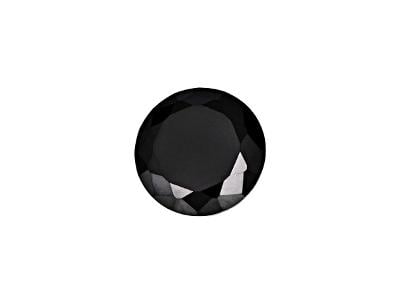Černý kubický zirkon vyrobený kvalitní šperkový drahokam průměr 10 mm