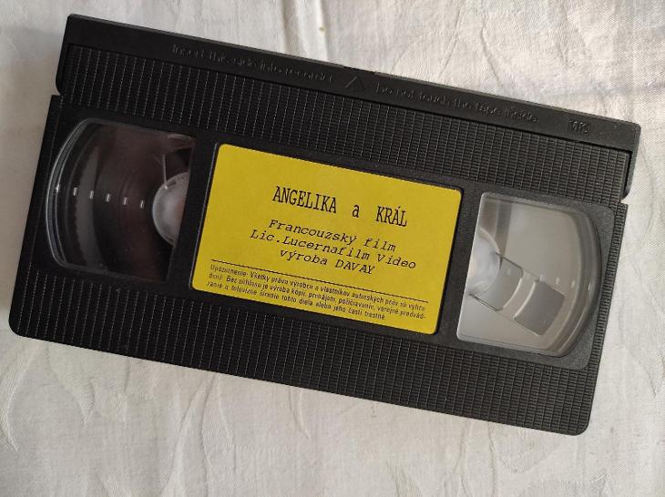 VHS Angelika a král (Lucerna Film) - VHS Videokazety