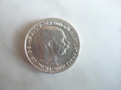 stříbrná mince 2 CORONA 1913