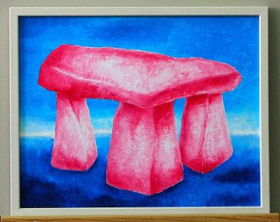 Anka Kuta - Růžový dolmen, sbírka současného umění
