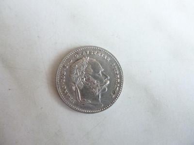 stříbrná mince 20 Krejcar 1870