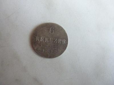 stříbrná mince 6 Krejcar C 1849