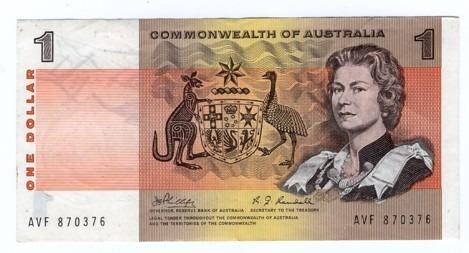 Austrálie - bankovka ve velmi pěkném stavu! 
