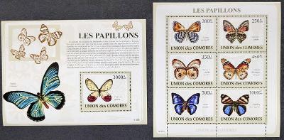 Komory 2009, fauna - hmyz, motýli, 2ks aršík