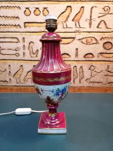 St. porcelánová lampa 19 st. Francie značená