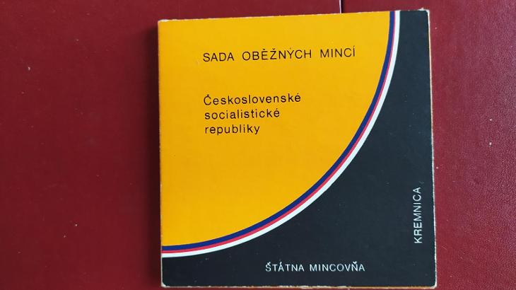Sada ČSSR 1990 R -kartonový obal -7 mincí -vzácná -nízký náklad  - Numismatika Česko