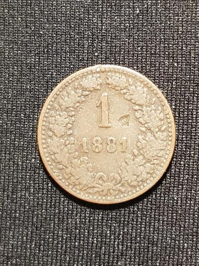 1 Krejcar 1881 - Numismatika