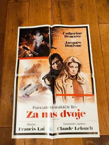 originální původní filmový plakát- A NOUS DEUX - Francie/Jugoslávie