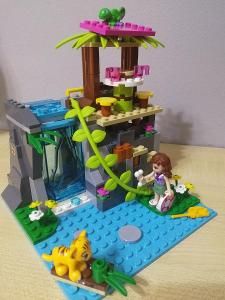 Lego friends - záchrana u vodopádu v jungli