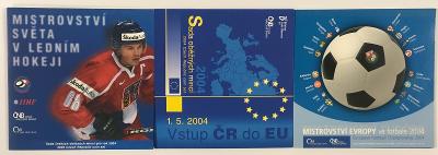 LOT 3 HLEDANÝCH OBĚŽNÝCH SAD 2004- fotbal, hokej, EU