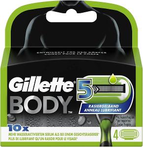 Holící stojek Gillette Body 5 náhradní hlavice 4ks