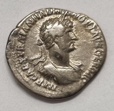 Rím Cisárstvo, Denár, Hadrianus 117-138n.l., jemná patina, TOP!