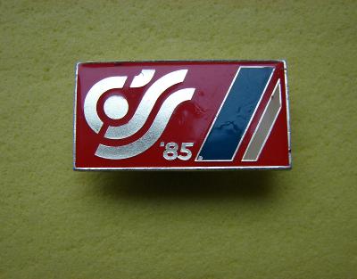 Odznak - Československá spartakiáda 1985