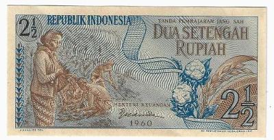 INDONESIA - 2 1/2 RUPIAH - 1960 - N/UNC
