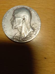 Medaile Masaryk stříbro