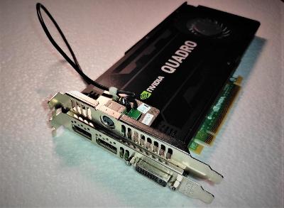 Nvidia Quadro K4000 3GB grafická karta pro práci/hry na nižší detaily